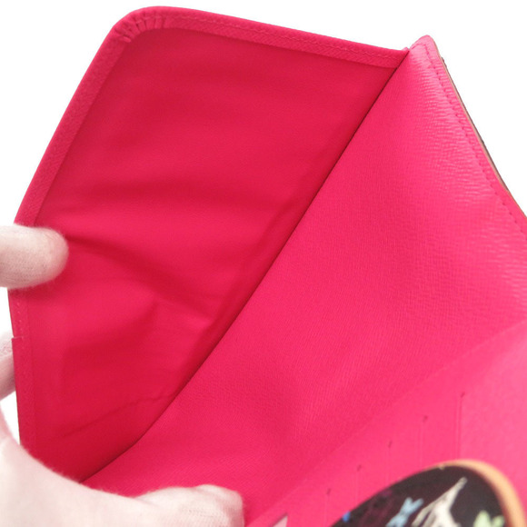 Louis Vuitton Monogram Multicolor Portefeuille Eugenie Noir Long Wallet Black LV - Picture 6 of 7